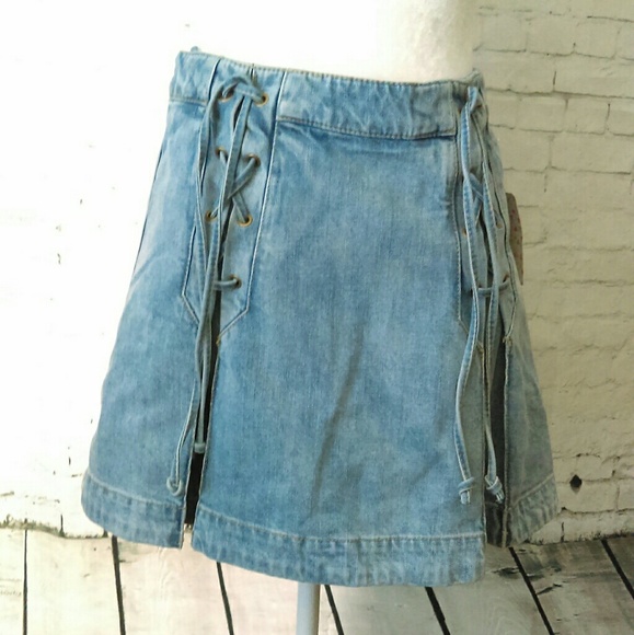 Free People denim skirt - Picture 2 of 5