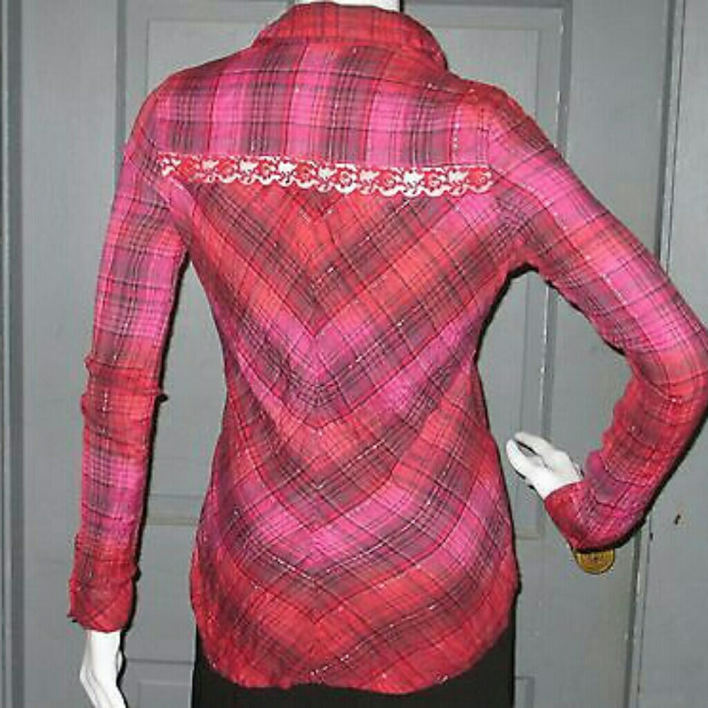 Buffalo David Bitton plaid long sleeve - Picture 3 of 6