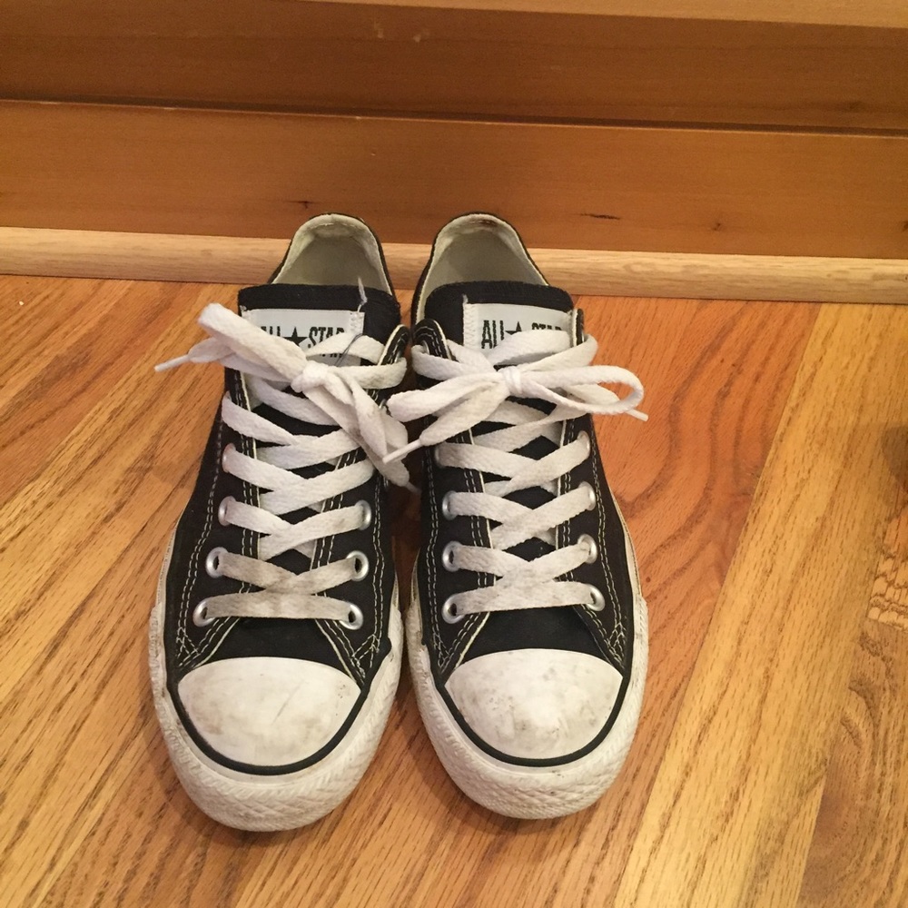 black Converse