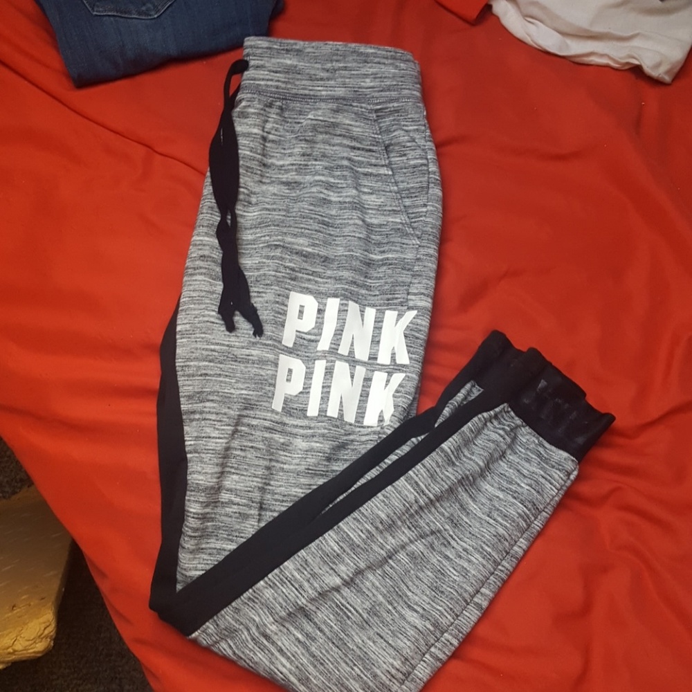Victoria secret sweat pants.