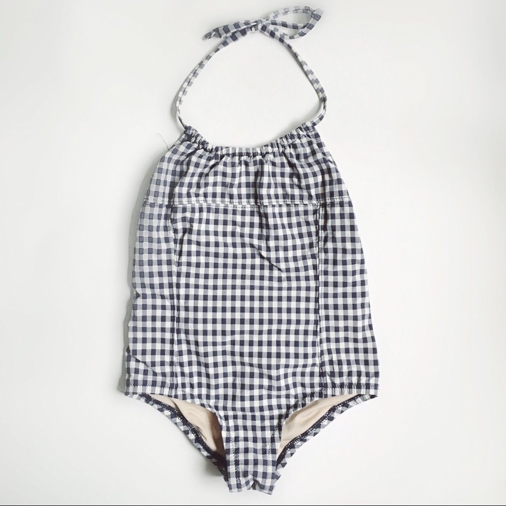 Crewcuts gingham swimsuit