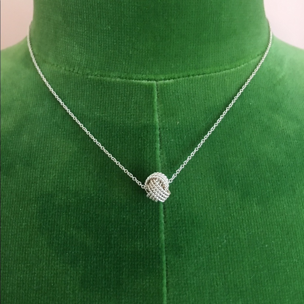 Authentic Tiffany & Co. Twist Knot Pendant