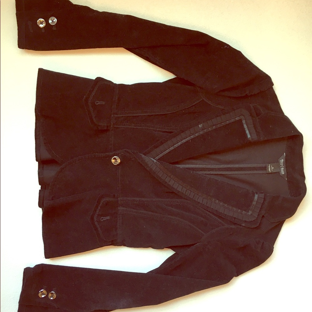 White House Black Market corduroy riding blazer