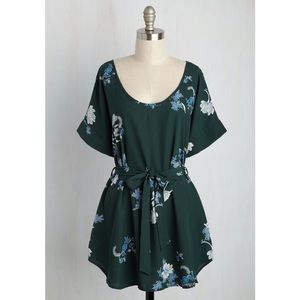 Modcloth green floral tunic