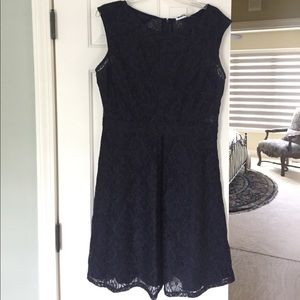 Navy lace dress