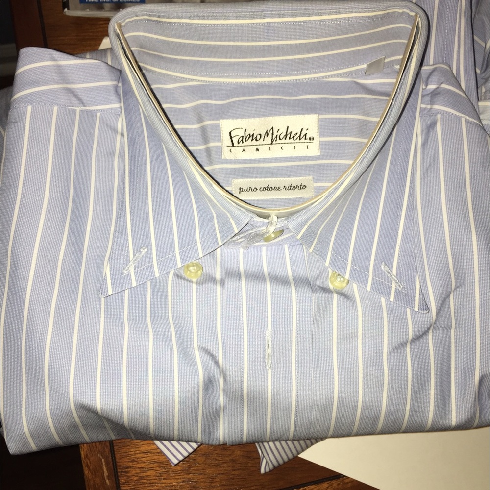 Fabio Michelio of Italy Button Down