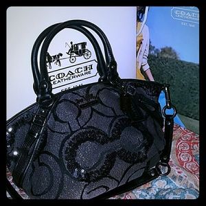BLACK COACH HANDBAG