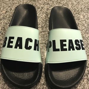Beach Blue Light Blue VSPink Sliders M