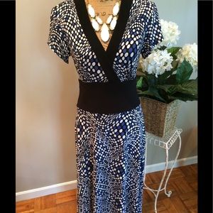 Figure flattering dress!