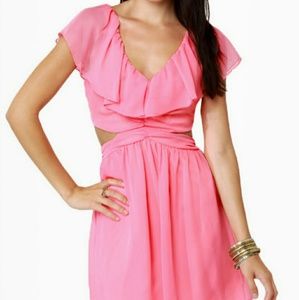 Lulu's Royal Blue Cut Out Dress