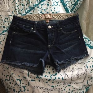 Paige denim cutoff shorts