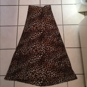 Cheetah maxi skirt