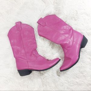Women's Pink Cowgirl Boots