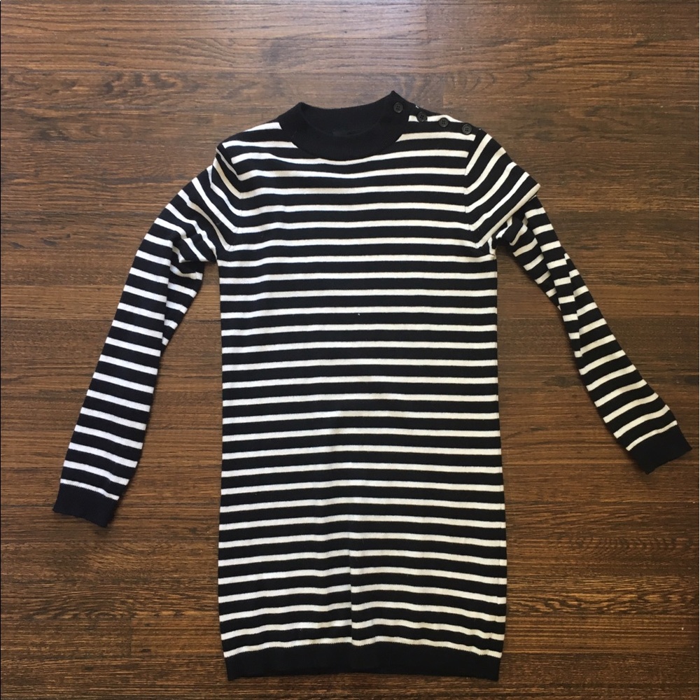 Striped Sweater Dress
