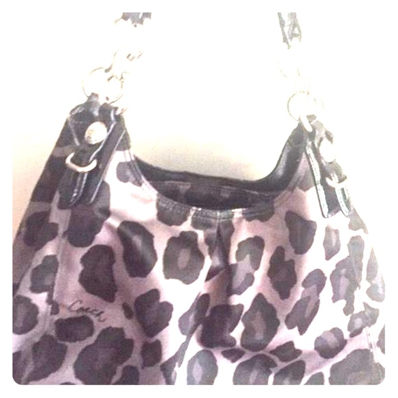 Coach purse in leopard print - Picture 1 of 1