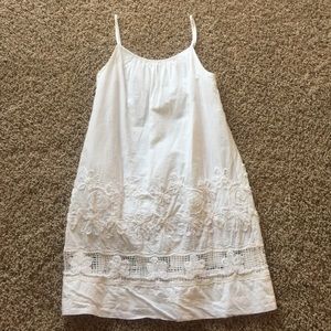 White summer dress