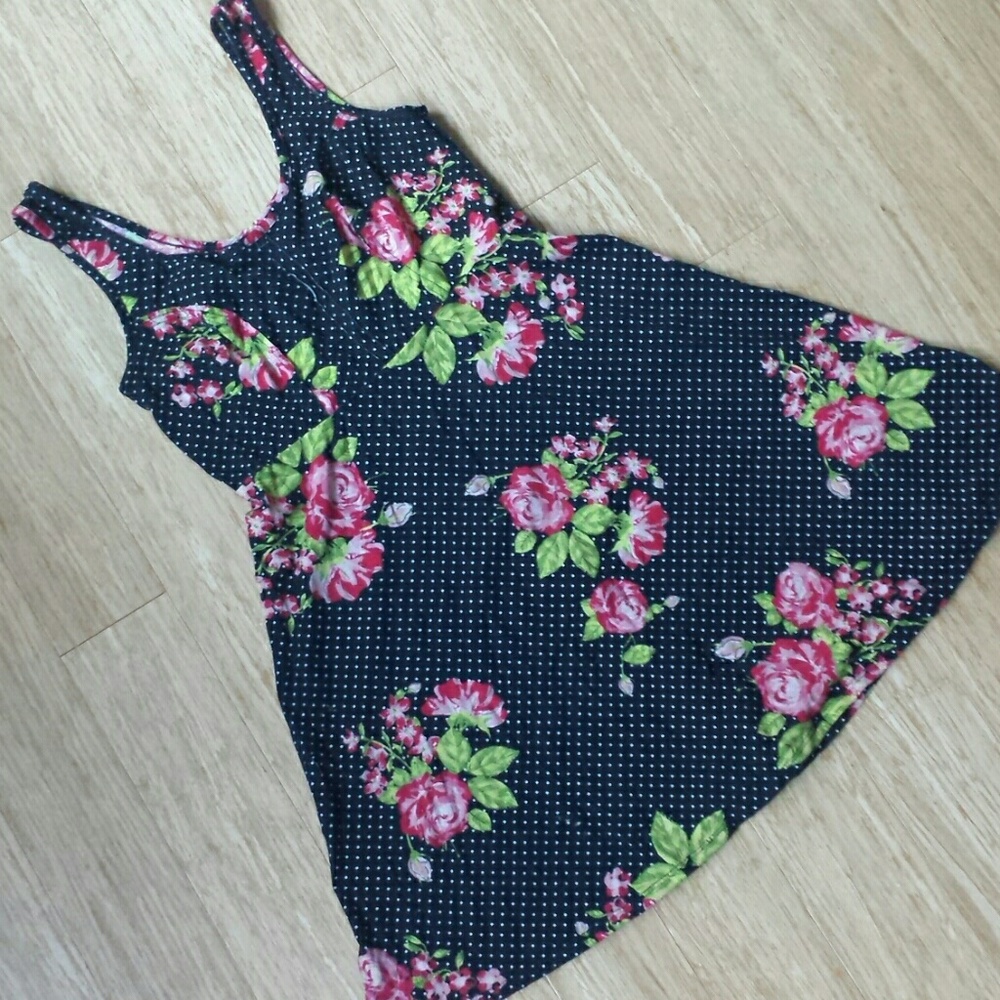 Mod floral mini dress