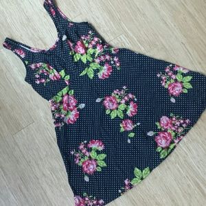 Mod floral mini dress