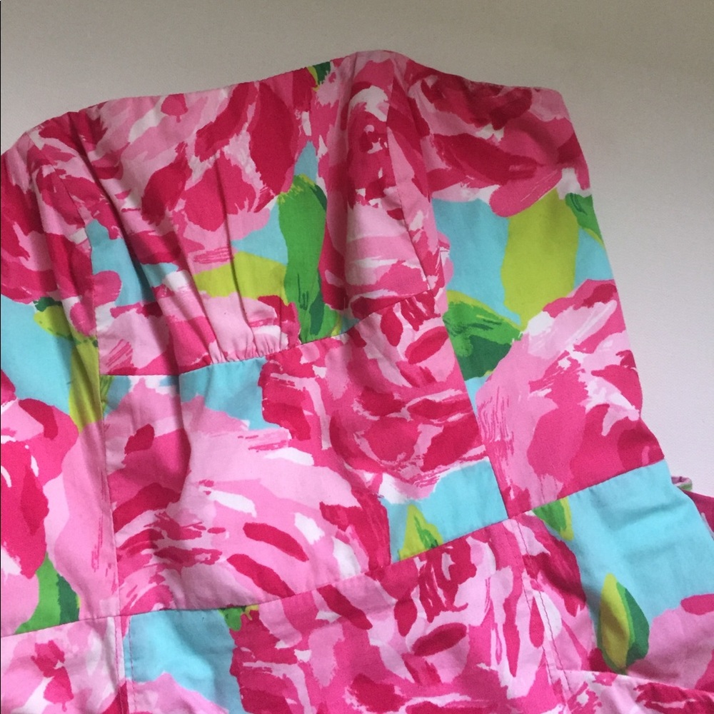 Lilly Pulitzer First Impressions Strapless Dress