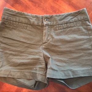Olive green shorts