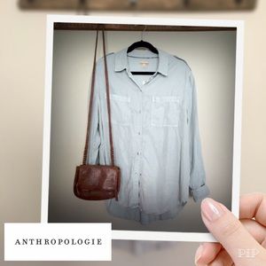  Anthropologie Holding Horses Chambray Top Med Anthropologie Holding Horses Chambray Top Med