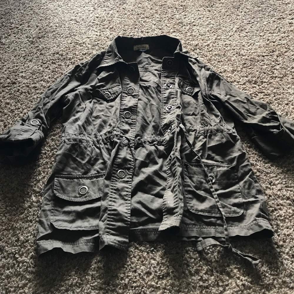 Green anorak