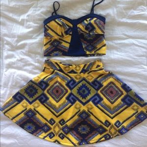 Top & Skirt Set