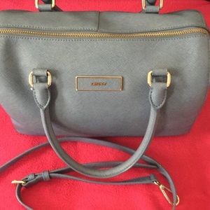 DKNY top handle leather handbag