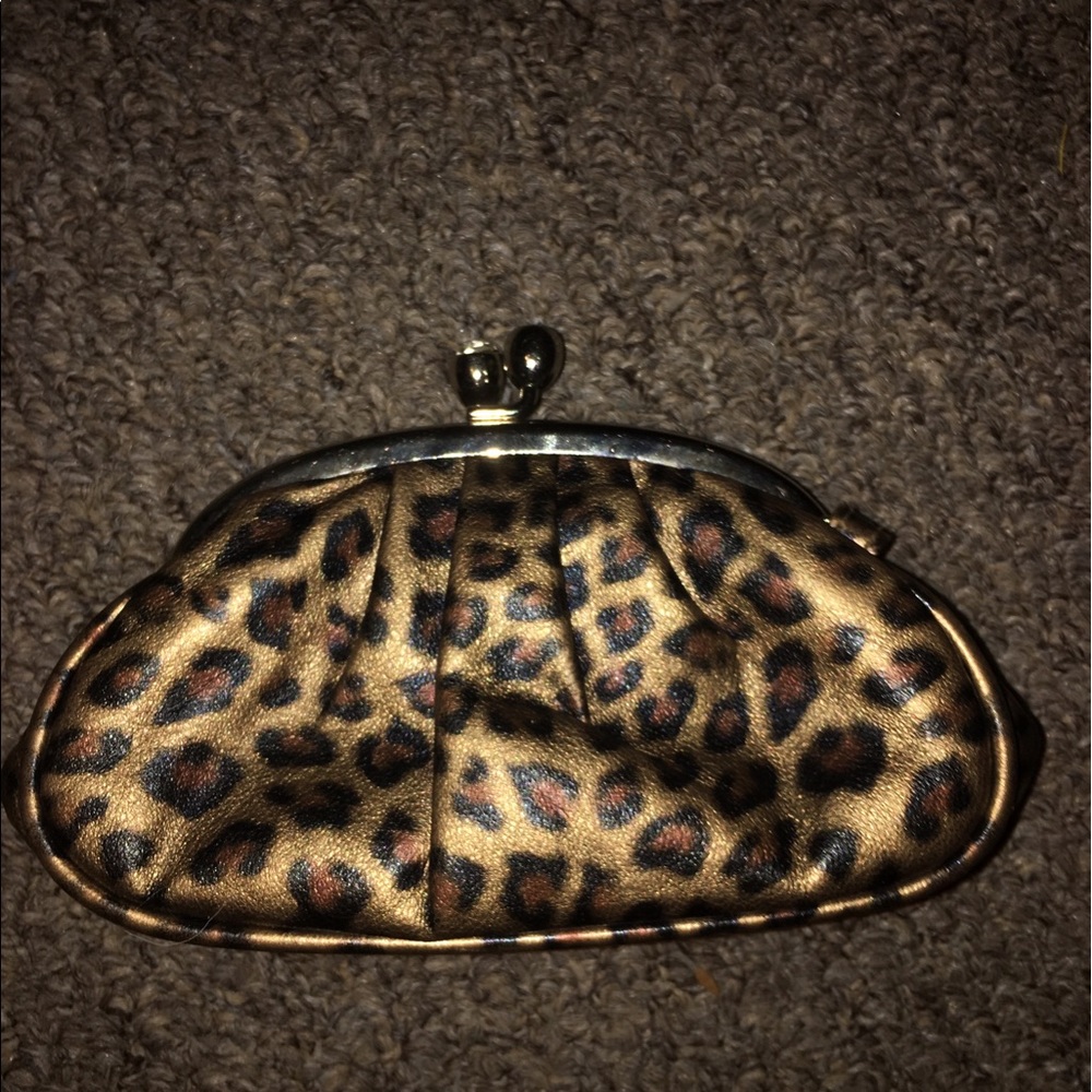Cheetah Change Purse