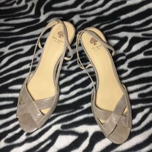 Kate Spade opened toe sling back heels