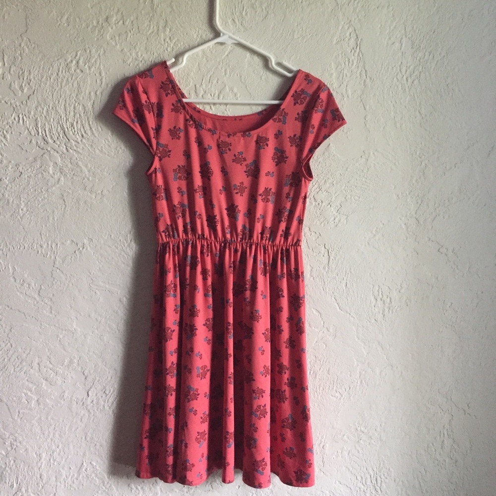 Pink Floral Dress