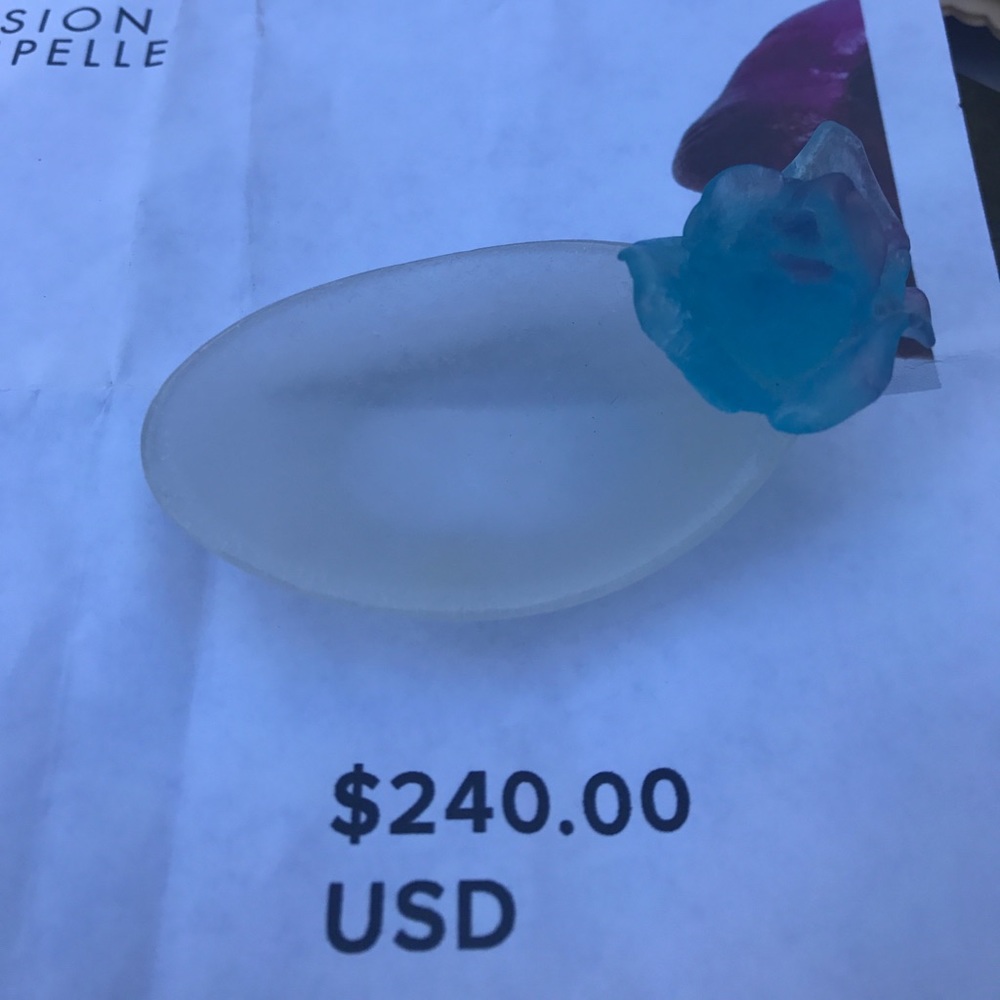 Rose Passion Mini Coupelle periwinkle colored