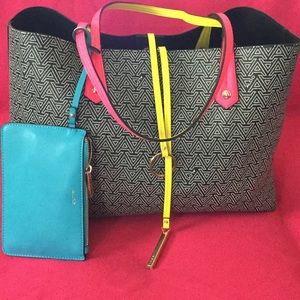 Multicolored handbag