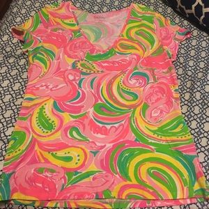 Lilly Pulitzer cotton top WORN TWICE