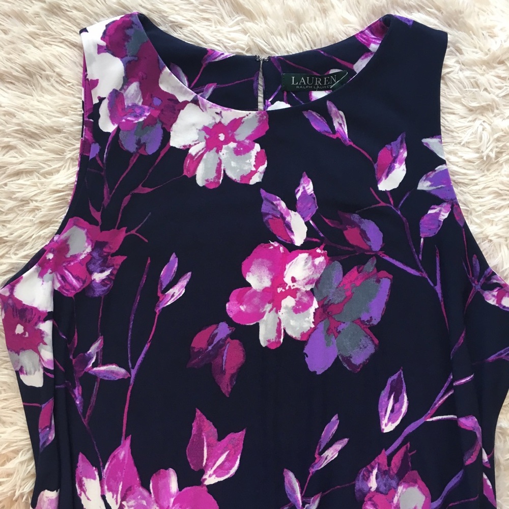 Host Pick Blue Floral Dress - Picture 2 of 5