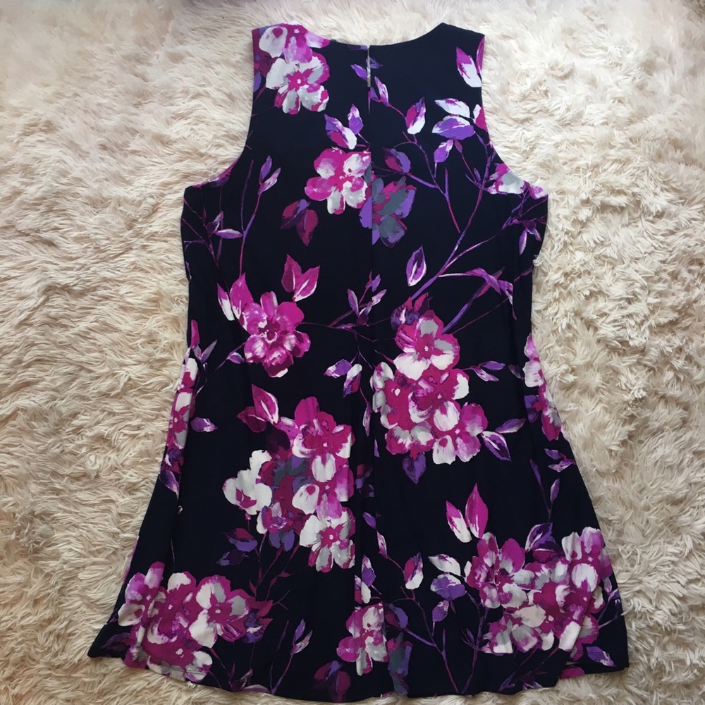 Host Pick Blue Floral Dress - Picture 3 of 5