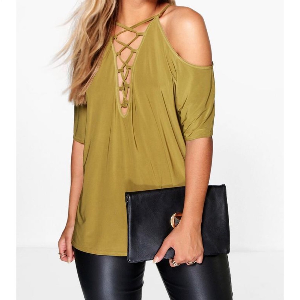 BooHoo Strappy Shirt