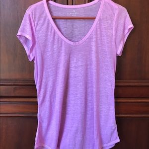 Pink short sleeve Athleta shirt