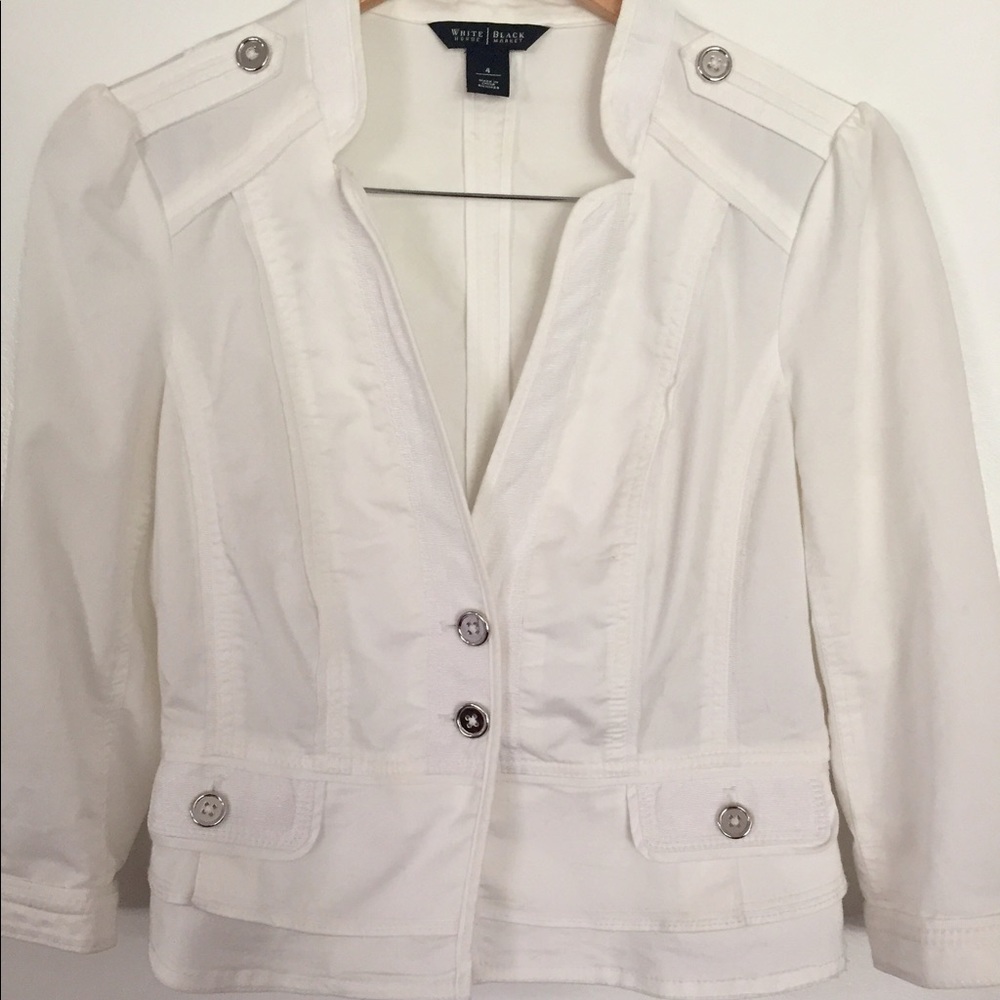 ❌SOLD❌WhiteHouseBlackMarket White Jacket NWOT