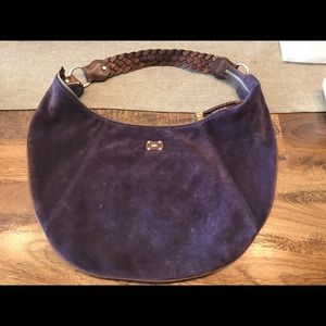 Michael Kors purple suede bag