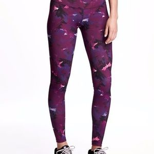 Old Navy High Rise Compression Leggings Pink