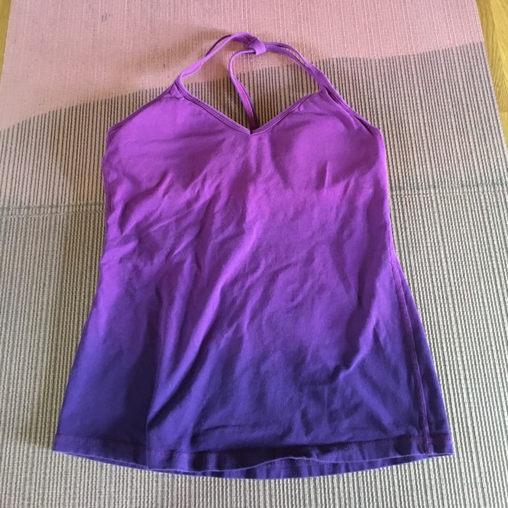 Ombré purple lululemon tank
