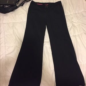 Black flared dress pants
