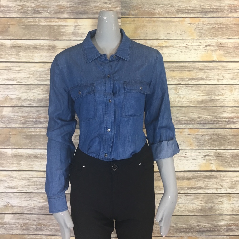 Denim button down - Picture 2 of 5