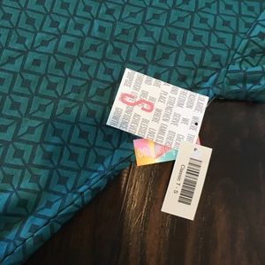 LulaRoe deep turquoise Classic Tee Sz S NWT