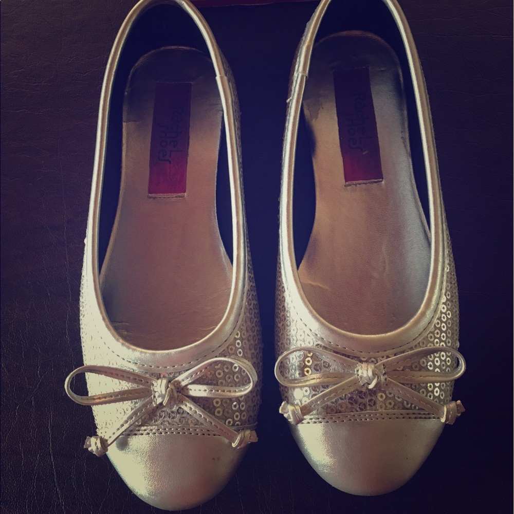 Rachel Silver Sequin Flats - Picture 2 of 3
