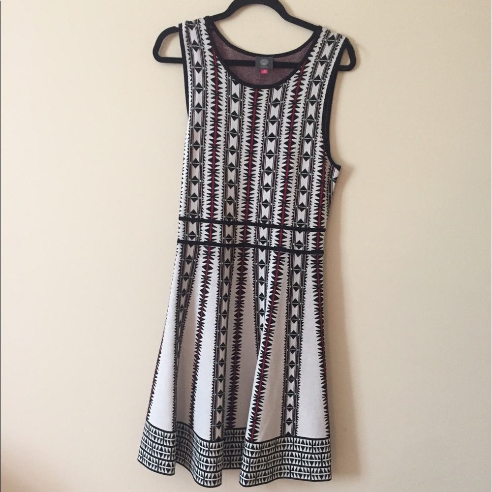 Vince Camuto southwestern sleeveless knit dress