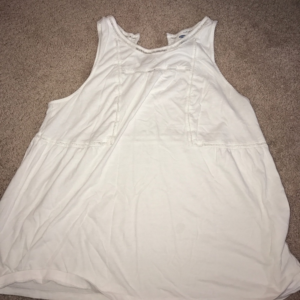 White summer tank