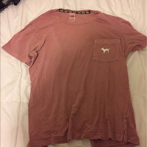 Pink Victoria secret pocket tee