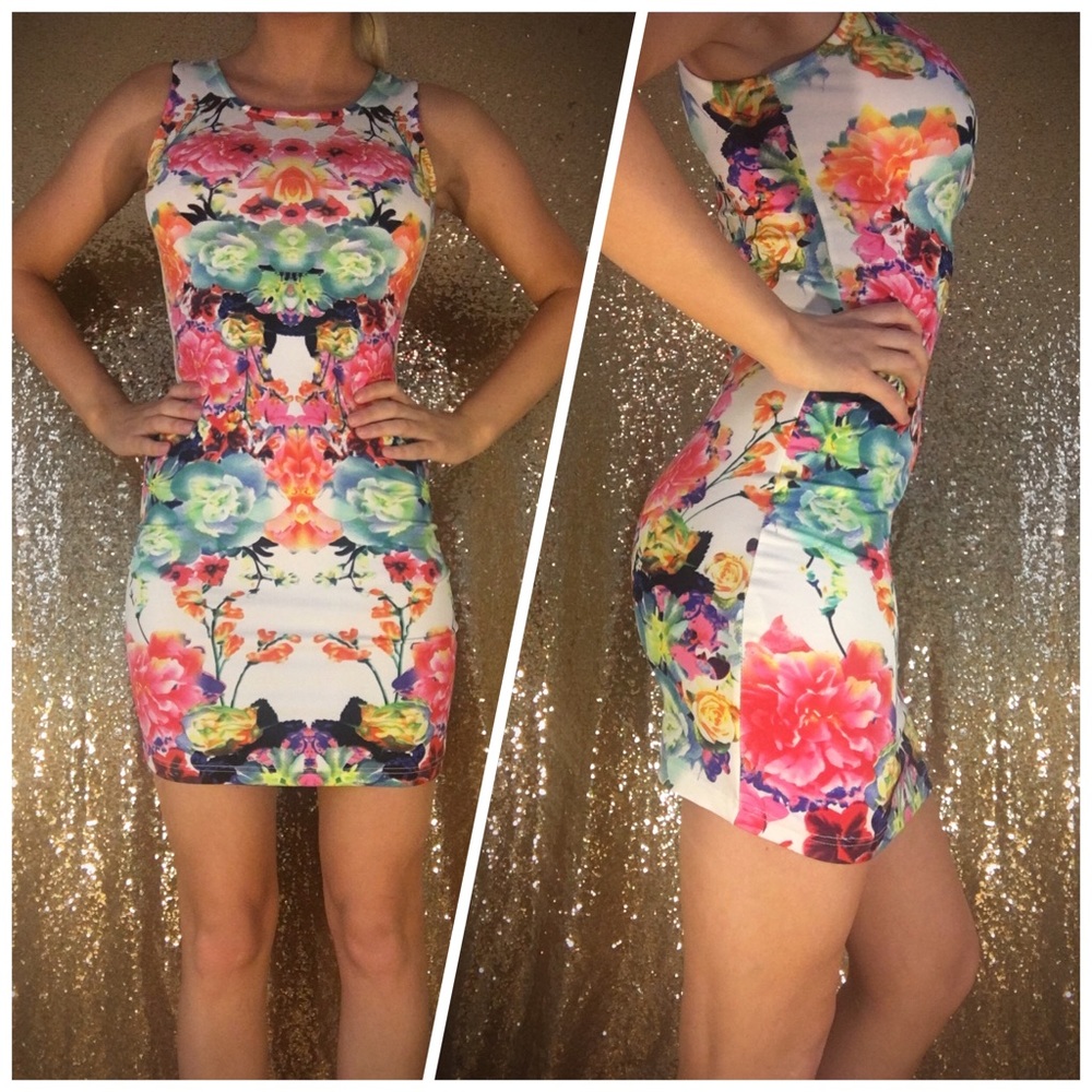 Floral Summer Shift Dress All Occasions Small